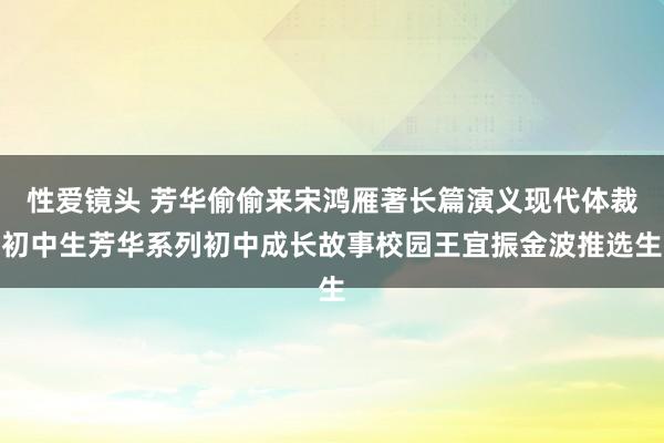 性爱镜头 芳华偷偷来宋鸿雁著长篇演义现代体裁初中生芳华系列初中成长故事校园王宜振金波推选生